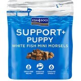 Fish4Dogs Puppy treats pour chiots pour soutenir la digestion avec des morceaux de poisson blanc et des prébiotiques 150 g