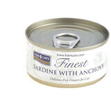 Fish4Cats Conservas para gatos Finest Sardinas con anchoas 70 g