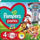 Pampers Active Baby Pants Paw Patrol Pannolini taglia 4, 72 pz.