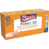 Gants jetables Spontex Protect L 100 pcs