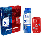 Set Head & Shoulders Gaming Legend Head & Shoulders 7v1 ProExpert 250 ml șampon + Old Spice Dynamic Defence 65 ml deodorant