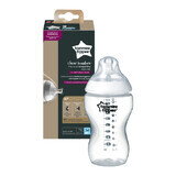 Closer to Nature Silikon-Sauger PP-Flasche, +3 Monate, 340 ml, Tommee Tippee
