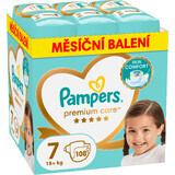 Pampers Premium Care taglia 7, 15kg+ 108 pz.