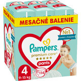 Pañales Pampers Premium Care, talla 4, 9kg-15kg 114 unidades