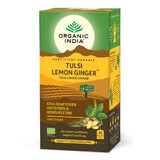 Organic Tea Tulsi with Lemon and Ginger, 25 sachets x 2 g, Organic India