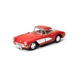 Masinuta metalica Chevrolet Corvette 1957, 13 cm, 3 ani+, Kinsmart