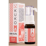 Huile CBD 5% pour chiens de taille moyenne - 10ml KUKO Salmon Oil by Yango