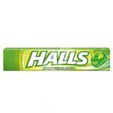 Halls Lime Caramelle fresche al gusto di lime, 9 pezzi, Kraft Food