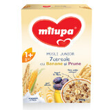 Céréales avec bananes et prunes Musli Junior 7, +12 mois, 250 g, Milupa