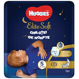Culotte de nuit Elite Soft No. 5, 12-17 kg, 17 pièces, Huggies