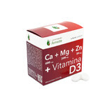 Ca + Mg + Zn + Vitamin D3, 120 Tabletten, Remedia