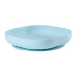 Assiette en silicone avec ventouse, Bleu, B913430, Beaba