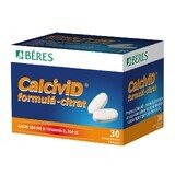 Calcivid - Citrat-Formulierung, 30 Tabletten, Beres Pharmaceuticals Co