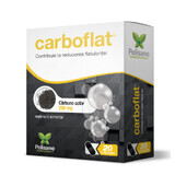Carboflatate charbon actif 250 mg, 20 gélules, Polisano