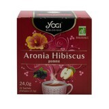 Thé Aronia Hibiscus, 12 sachets, Yogi Tea