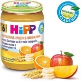 Savoureuse purée de fruits aux céréales complètes, +6 mois, 190 g, Hipp