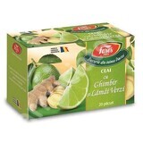 Thé au gingembre et au citron vert, 20 sachets, Fares