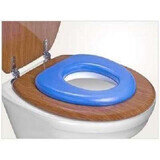 Réducteur de toilette antidérapant, bleu, Reer