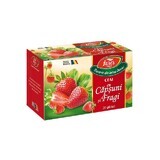 Thé Aromfruct à la fraise et à la fraise, 20 sachets, Fares