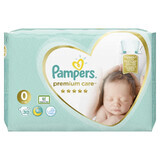 Premium Care Luiers New Born Nr. 0, 0-2,5 kg, 30 stuks, Pampers