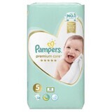 Couches Premium Care No. 5, 11-16 Kg, 58 pièces, Pampers