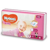 Couches Ultra Confort Fille No. 4, 8-14 Kg, 66 pièces, Huggies