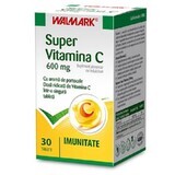 Super Vitamine C, 600 mg, Immunité, 30 comprimés, Walmark