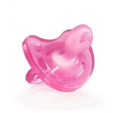 Sucette Physio en silicone souple, 16-36 mois, rose, Chicco