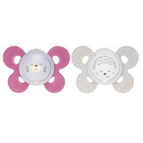 Chicco Physio Comfort Night Succhietto In Silicone 16-36 Mesi Bambina 2 Pezzi