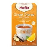 Thé au gingembre et à l'orange, 17 sachets, Yogi Tea