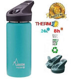 Jannu Turqoise thermos en acier inoxydable avec couvercle automatique, 500ml, Laken