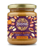 Beurre de cacahuète croustillant sans sel Eco, 250 gr, Biona