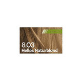 Teinture permanente 8.03 Natural Light Blond Nutricolor Delicato Rapid, 135 ml, Biokap