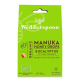 Bio-Bonbon mit Manuka-Honig, Eukalyptus und Propolis, 120 g, Wedderspoon