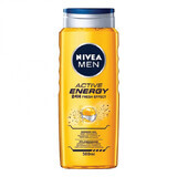 Gel douche Active Energy pour hommes, 500 ml, Nivea