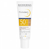 Photoderm M Gel-Crème SPF50+, tente dorée, 40 ml, Bioderma