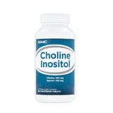 Choline 250 mg et Inositol 250 mg (012767), 100 comprimés, GNC