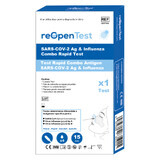 Test Rapid Combo Antigen SARS-COV-2 Ag și Gripă, 1 bucată, Montana Med