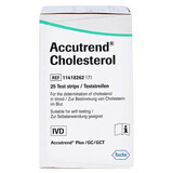 Strice reattive Accutrend Cholesterol, 25 pezzi, Roche