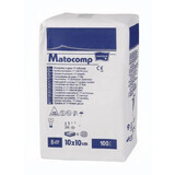 Enveloppes de gaze Matocomp, 10 cm x 10 cm, 100 pièces, Matopat