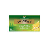 Thé vert au citron, 25 sachets, Twinings