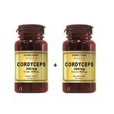 Cordyceps 300 mg, 60 gélules + 60 gélules, Cosmopharm