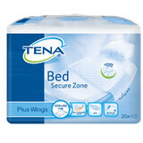 Tena Bed Secure Zone Plus Wings Traversa Per Incontinenza 80X180 cm 20 Pezzi