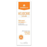 Heliocare Color Sun Protection Cream-Gel avec SPF 50, Light shade, 50 ml, Cantabria Labs