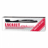 Paquet de dentifrice Lacalut White & Repair, 75 ml + brosse à dents Lacalut Black Edition