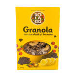 Granola cu ciocolata si banane, 300 g, Solaris
