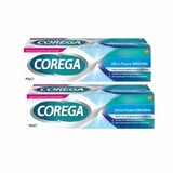 Pachet Crema adeziva pentru proteza dentara Ultra Fixare Original, 2x40 gr, Corega