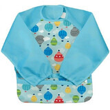 Multifunctional long-sleeved bib Hot Air Balloons, 2-4 years, Green Sprouts