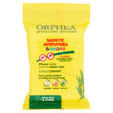 Serviettes avec des ingrédients naturels contre les piqûres d'insectes, 3 ans +, 15 pcs, Orphea