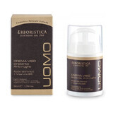 Feuchtigkeitsspendende und Anti-Falten-Gesichtscreme mit Hyaluronsäure und Vitamin B5 Uomo, 50 ml, L'Erboristica